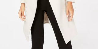 Alfani Feminino Petite Faux-Fur Collar Belted Coat Bege Petite S