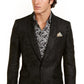 Jaqueta Masculina Slim-Fit Tallia Laranja Preta Texturizada Tonal Starburst Tamanho 44