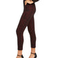 Calça skinny cropped feminina Thalia Sodi estampada vermelha tamanho pequeno