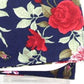 Lenço de bolso acessório estampado floral masculino Bar III azul tamanho regular