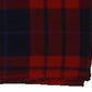Lenço de bolso leve xadrez de cravo Bar III masculino vermelho tamanho único