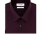 Camisa social masculina Calvin Klein Steel Slim-Fit, elástica, sem necessidade de passar, com estampa de alto desempenho, vermelha, tamanho 34-35