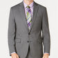 Ryan Seacrest Distinction Masculino Ultimate Moves Modern-Fit Stretch Birdseye Suit Jacket Cinza Tamanho 38
