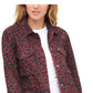 Jaqueta Levi's Feminina Estampa Leopardo Roxa Tamanho Médio