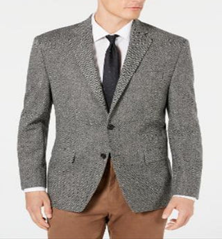 Casaco esportivo masculino Lauren Ralph Lauren Classic-Fit UltraFlex Stretch Herringbone, cinza, tamanho 38