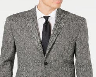 Casaco esportivo masculino Lauren Ralph Lauren Classic-Fit UltraFlex Stretch Herringbone, cinza, tamanho 38