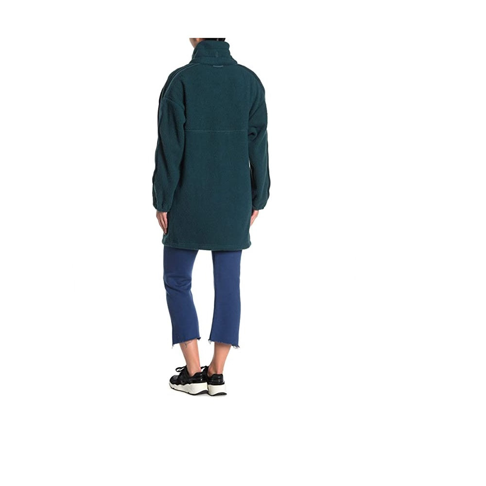 Jaqueta feminina Glacier Fleece da Free People, azul, tamanho grande