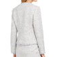 Jaqueta Calvin Klein Feminina de Tweed com Frente Aberta Verde Tamanho 8