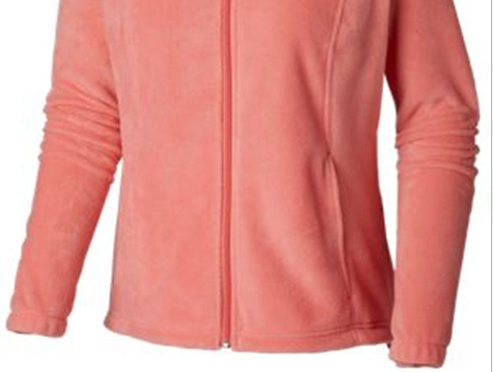 Jaqueta Columbia Benton Springs Full Zip Fleece Feminina Rosa Tamanho 2X