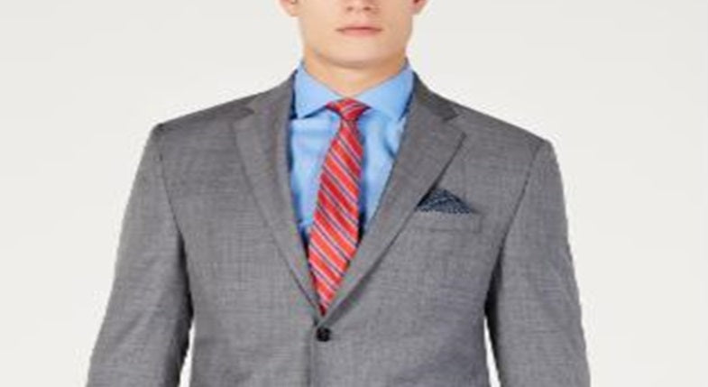 Jaqueta Ralph Lauren Masculina Classic Fit UltraFlex Stretch Cinza Tamanho 44 G