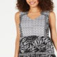 Vestido feminino estampado estilo camponês preto e branco tamanho M