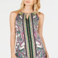 Vestido Halter Estampado Feminino INC International Concepts Branco Tamanho Pequeno G