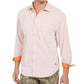 Camisa Tommy Bahama Coastal Cord Masculina Laranja Tamanho X-G
