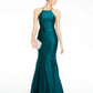 Vestido tomara que caia com alças nas costas City Studios Juniors, verde escuro, tamanho 3