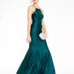 Vestido tomara que caia com alças nas costas City Studios Juniors, verde escuro, tamanho 3
