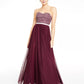 Vestido de malha com contas City Studios Juniors, roxo escuro, tamanho 11