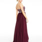 Vestido de malha com contas City Studios Juniors, roxo escuro, tamanho 11