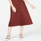 Vestido Alfani Feminino com Botões e MIDI Marrom Tamanho 2 Petite