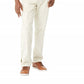 Calça Chino Masculina Tommy Hilfiger com Cintura Ajustável Creme Tamanho 38x32