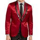 Blazer smoking masculino Tallia de cetim com lantejoulas vermelho tamanho 38 R