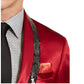 Blazer smoking masculino Tallia de cetim com lantejoulas vermelho tamanho 38 R