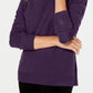 Karen Scott Suéter Listrado Texturizado Feminino Roxo Tamanho XX-G