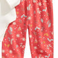Conjunto de body e calça de algodão First Impressions para bebê menina, 2 peças, branco, tamanho 0-3 M
