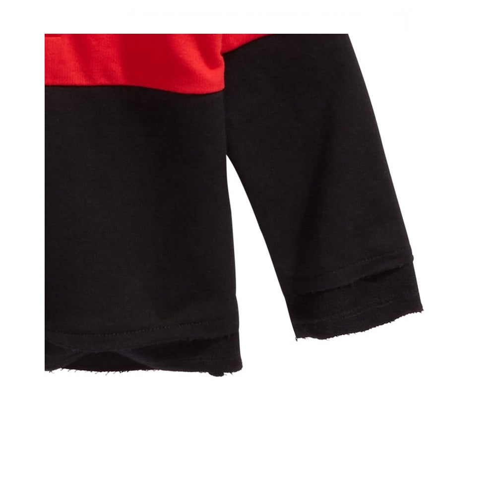 Camisa de gola com blocos de cores para bebês meninos First Impressions, vermelha, tamanho 3-6 meses