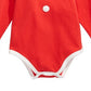 Body Infantil Mamãe Noel Vermelho First Impressions Tamanho 0-3
