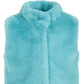 Colete de pele sintética sólida Epic Threads Big Girls, azul, tamanho P