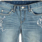 Bermuda Levi's Big Girls 7-16 Seaside Azul Tamanho 16