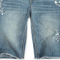 Bermuda Levi's Big Girls 7-16 Seaside Azul Tamanho 16