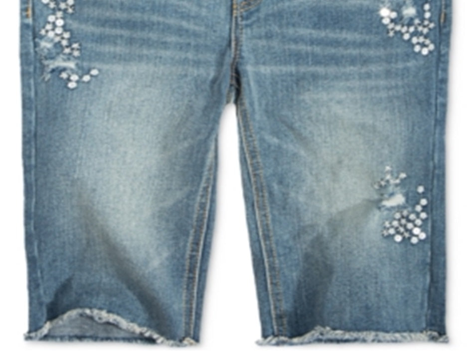 Bermuda Levi's Big Girls 7-16 Seaside Azul Tamanho 16