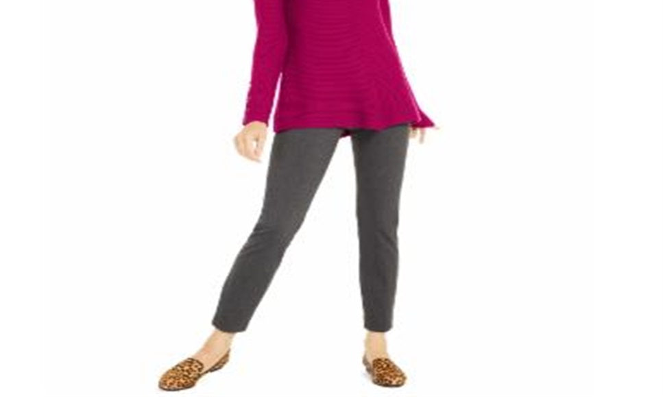 Suéter Alfani Feminino com Detalhe de Botão e Canelado Rosa Tamanho XX-G