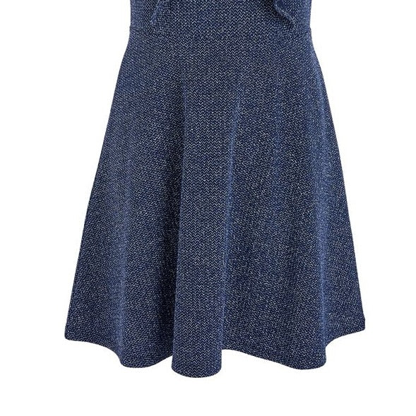 Vestido esvoaçante de malha metálica Epic Threads Big Girls, azul, tamanho médio