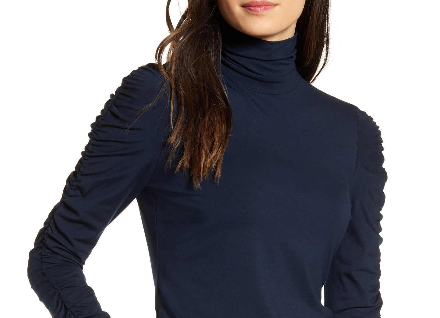 Bailey 44 Blusa Allegra Feminina Manga Franzida Azul Tamanho P