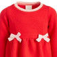 Vestido acolchoado para bebês meninas First Impressions, tamanho vermelho 18 meses