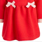 Vestido acolchoado para bebês meninas First Impressions, tamanho vermelho 18 meses