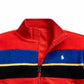 Jaqueta Ralph Lauren Little Boy's Listrada de Lã Vermelha Tamanho 6