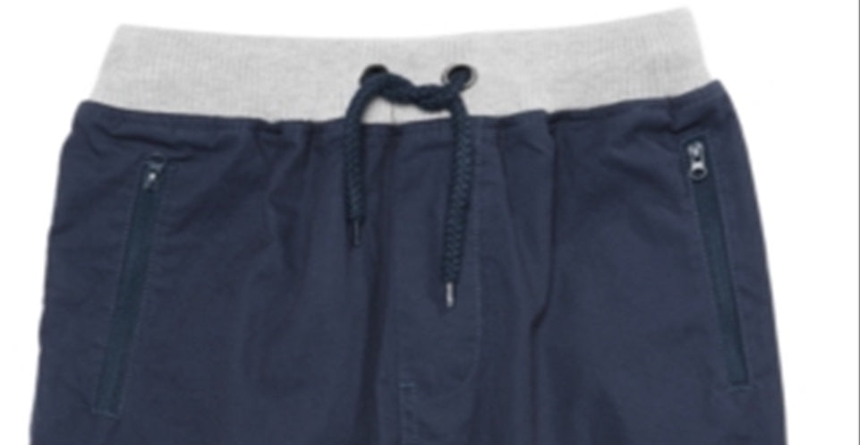 Shorts Univibe Big Boy's Broadway Twill Azul Tamanho Grande