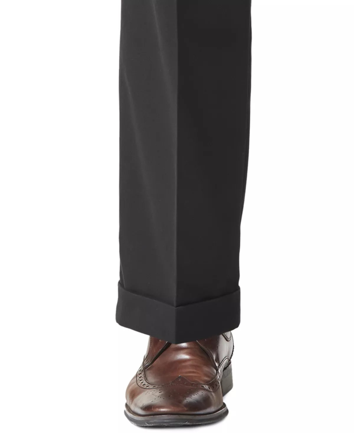 Calças Dockers Comfort Relaxed Cuffed Cuffed Stretch Fit Pretas Tamanho 34 Masculinas