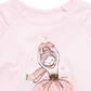 Camiseta infantil Epic Threads para meninas, bailarina e patinadora no gelo, rosa, tamanho 2T