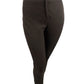 Calça feminina cropped reta INC International Concepts, marrom, tamanho 8