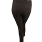 Calça feminina cropped reta INC International Concepts, marrom, tamanho 8