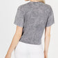 Camiseta feminina vintage de algodão MTV-Graphic, tamanho X-S