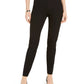 Calça skinny feminina Alfani Petite com aba estendida, preta, tamanho 0 P