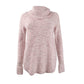 Suéter feminino com gola alta Style &amp; Co - Rosa Tamanho PL