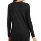 Cardigan canelado pequeno feminino Alfani, tamanho pequeno, preto