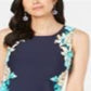 Vestido feminino com estampa floral Charter Club azul tamanho pequeno pequeno