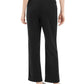 Calça de moletom feminina Karen Scott Fleece, preta, tamanho G